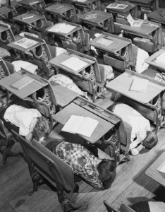 Air raid drill