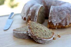 zucchini cake with lemon glaze