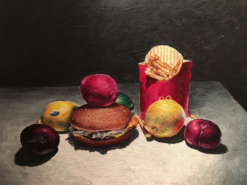 "1 Billion Served", Acrylic on Canvas