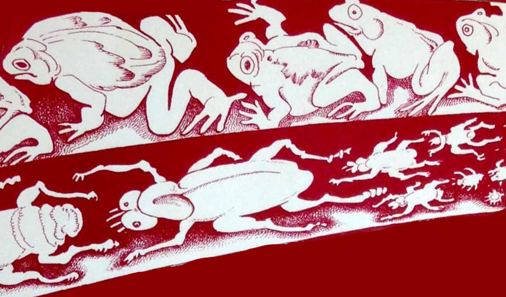 The Plagues from the Saul Raskin Hagaddah