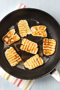 Feb 25 Halloumi in pan