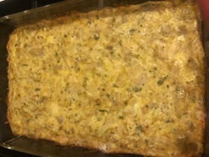 Starter - artichoke squares